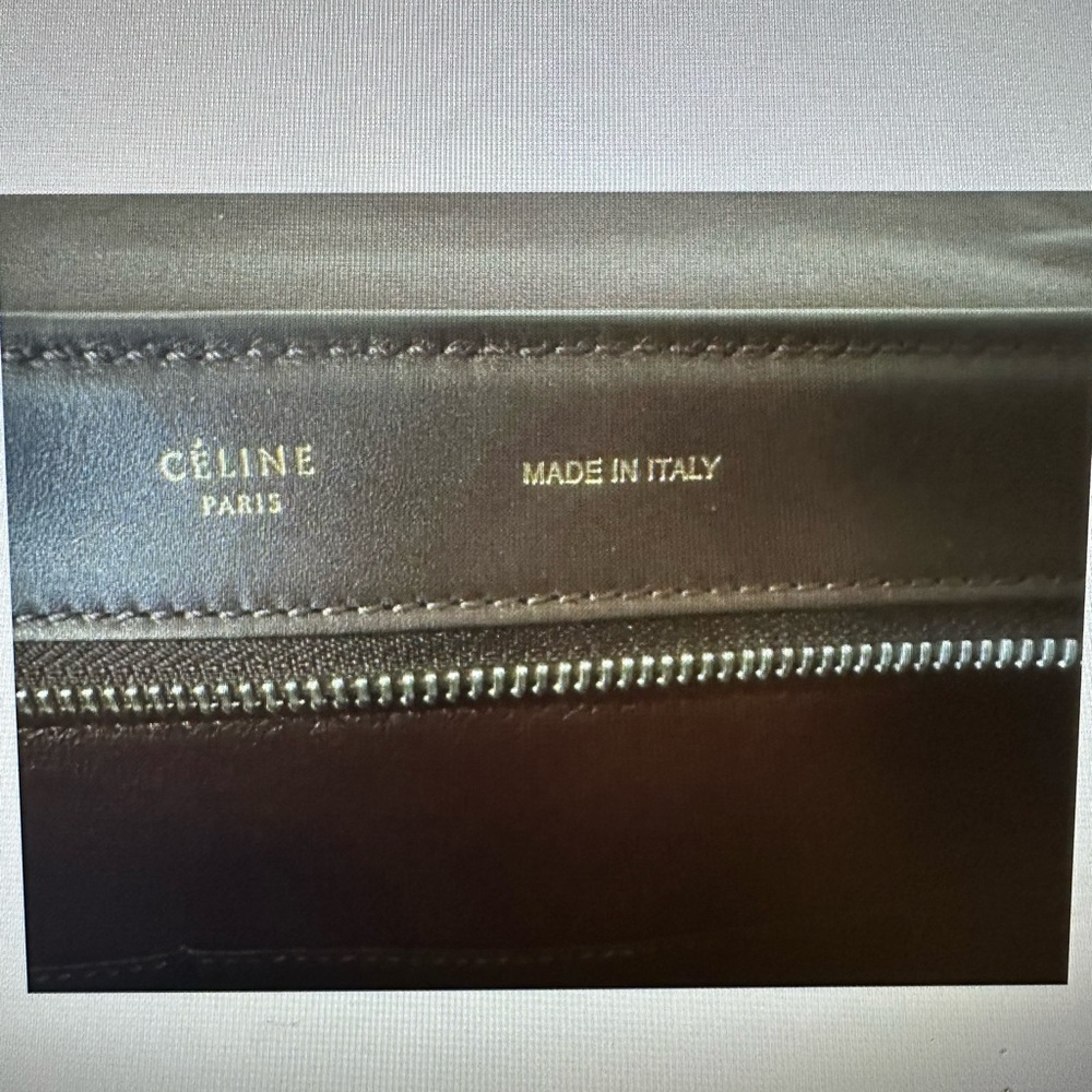 Celine Python Trapeze in Red, Burgundy, Brown, Like New - Picture 6 of 11